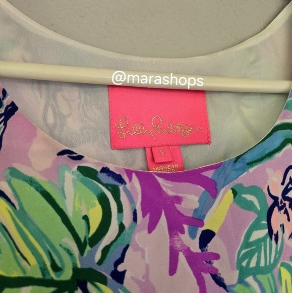 Lilly Pulitzer Jackie Silk Shift Dress - Picture 4 of 7